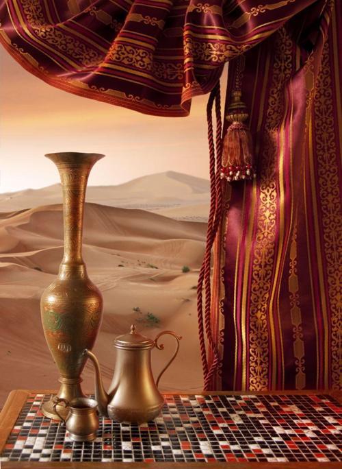 Çölde Kahve Keyfi 1000 Parça Puzzle