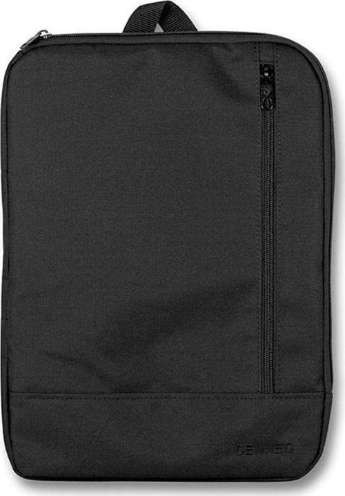 Dikey Siyah Erkek Tablet Çantası - Maksimum 10,9 inç İçin Uyumlu