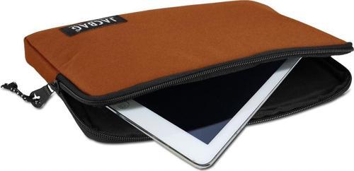 Kiremit Turuncu Kız Çocuk/Kadın Tablet Çantası/Kılıfı (Suya Dayanıklı Malzeme)