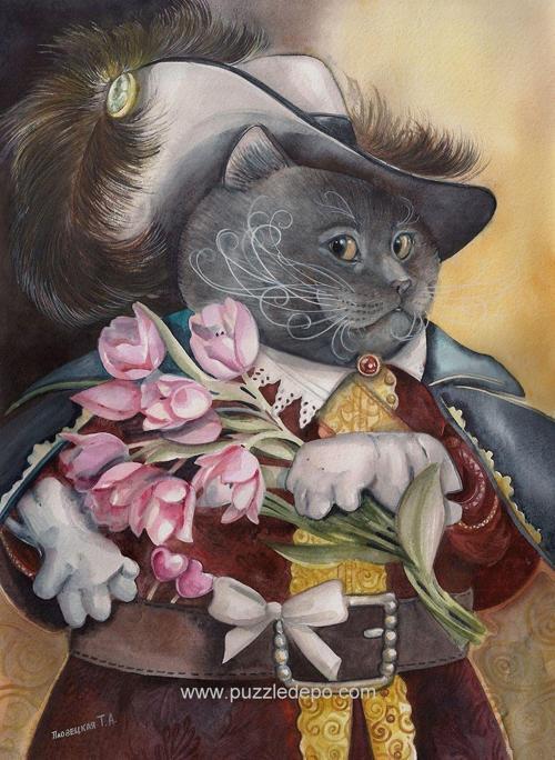 Nova 41099 - 1000 Parça Romantik İngiliz Silahşörü Puzzle - Tatiana Plovetskaya