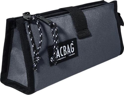 Twin Masa Üstü Çift Bölmeli Kalem Çantası - Gri