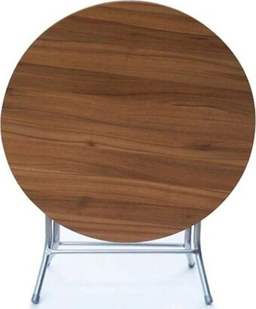 Yuvarlak Katlanır Ders Çalışma Ve Yemek Masası 80 Cm 80cm cm