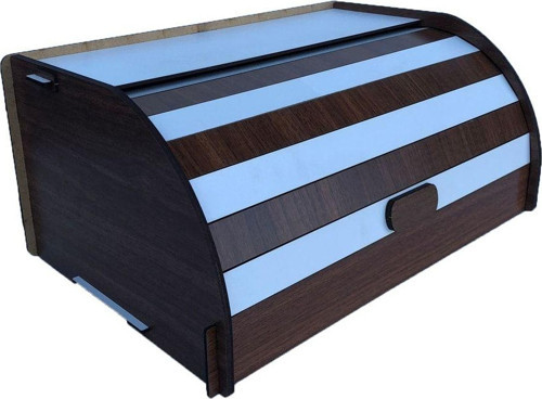 Tasarım Ekmek Kutusu, Bakerybox, Ahşap Ekmeklik Organizer 27x16 cm