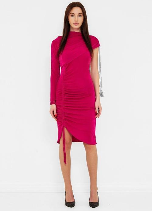 Kadın Drapeli Omuz Detaylı Elbise