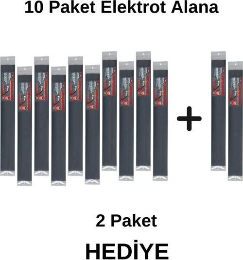 P (Pp) Siyah Geniş Plastik Kaynak Elektrot 10 Paket Alana 2 Paket Hediye