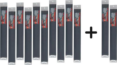 P (Pp) Siyah İnce Plastik Kaynak Elektrot 10 Paket Alana 2 Paket Hediye