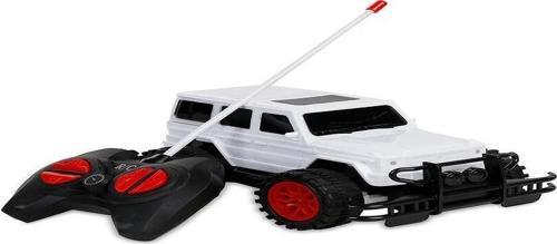 Oyuncak Uzaktan Kumandalı Pilli Full Fonksiyon Işıklı Drift Atabilen OffRoad Yüksek Teker Araba Jeep Beyaz