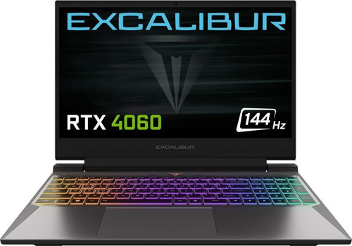 Excalibur G870.1270-DFB0A-B Core i7-12700H 32GB RAM 1TB NVMe SSD 8GB RTX4060 W11 Gaming Laptop