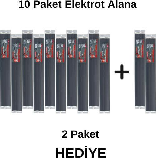 S (Abs) Siyah Geniş Plastik Kaynak Elektrodu-10 Paket Alana 2 Paket Elektrot Hediye