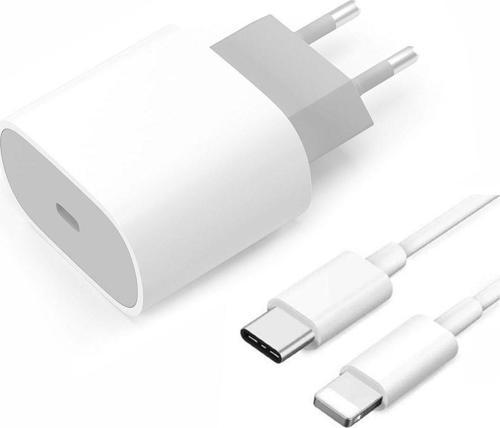 TN-HCH11 20W PD 3000 mAh Lightning Kablo + Şarj Aleti (Kablo Dahil) - Beyaz