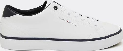 Erkek Düşük Bilek Beyaz Deri Sneaker