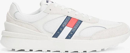 Erkek Dişli Taban Beyaz Sneaker