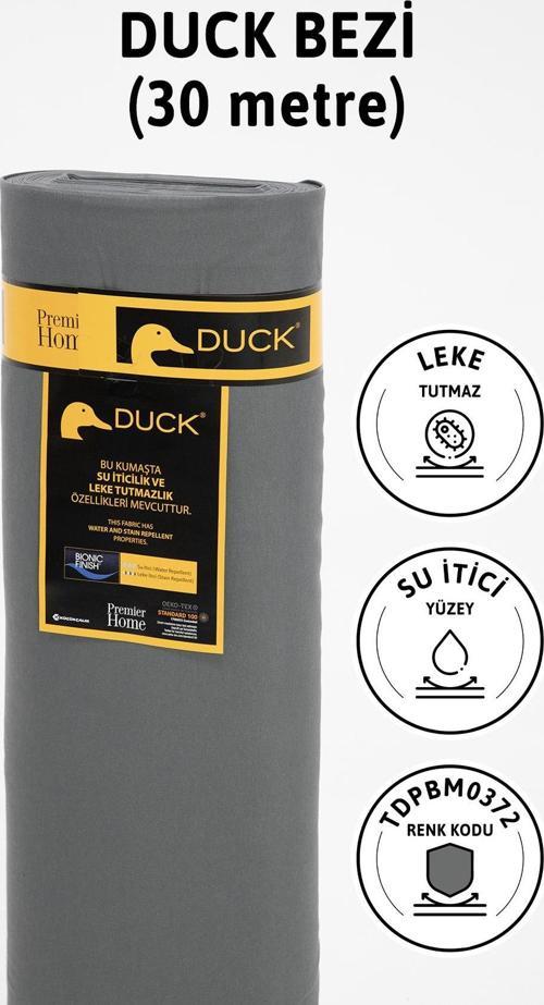 Premier Metrelik Duck Keten Kumaş Su İtici Bez 30 Metre TDPBM0372 - Antrasit