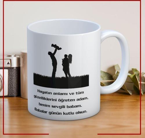 Benim Sevgili Babam Baskılı Babalar Günü Kupa Bardak Kahve Kupa Bardak