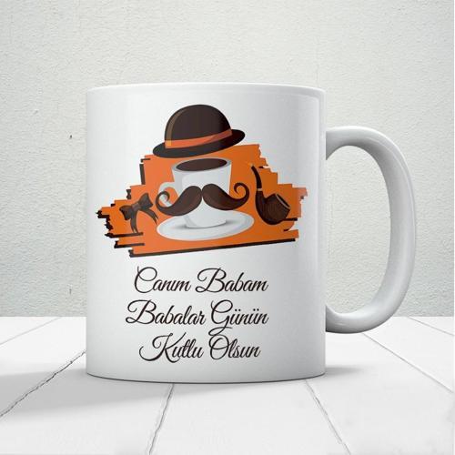 Canım Babam Baskılı Babalar Günü Kupa Bardak Kahve Kupa Bardak-4