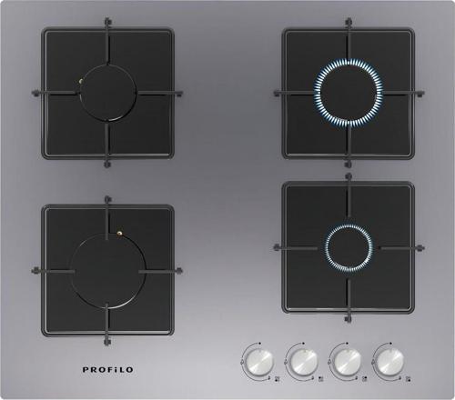 ON36P9O12D Platin Gri Ankastre Doğal Gazlı Ocak