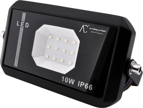 10W IP66 Led Projektör 6500K (Beyaz Işık)