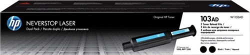 Hp 103Ad Black Siyah 2.500 Sayfa X 2 Çiftli Neverstop Toner W1103Ad