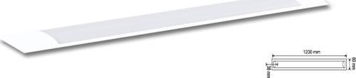 36W Beyaz Led Bant Armatür 3200K (Sarı Işık) 2 Adet