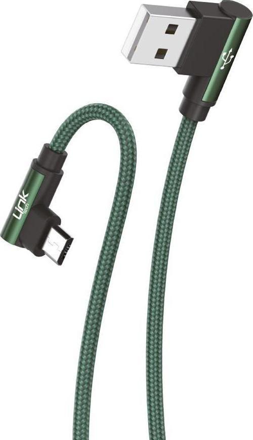 K592 Safe Micro USB 90 Derece Data/Şarj Kablosu 3A 1.5mt