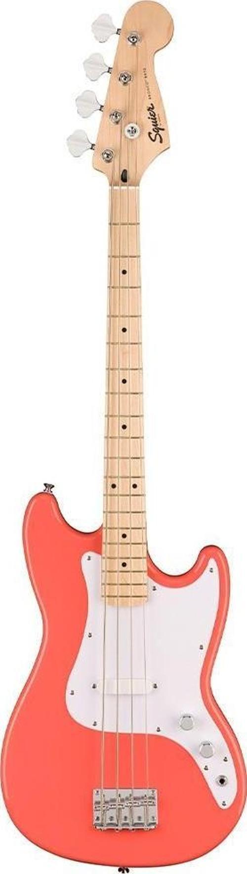 Sonic Bronco Bass Akçaağaç Klavye WPG Tahitian Coral Bas Gitar