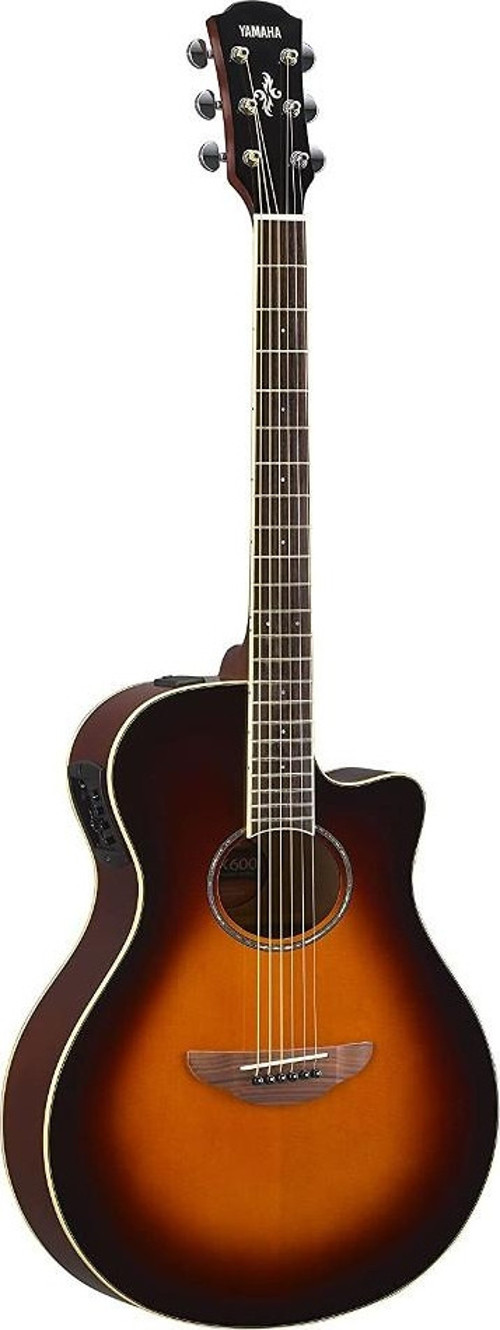APX600 Thin-Line Cutaway Elektro Akustik Gitar (Old Violin Sunburst)