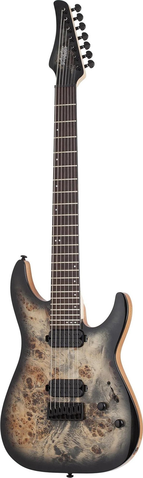 C-7 Pro 7 Telli Elektro Gitar (Charcoal Burst)