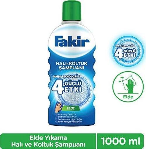 Nano Teknoloji ile Elde Yıkama Halı ve Koltuk Şampuanı 1000ml