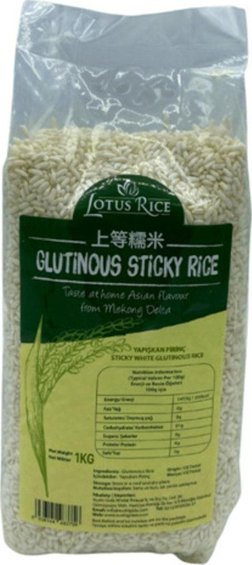 Glutinous Rice Sticky Rice Yapışkan Pirinç 1 Kg.