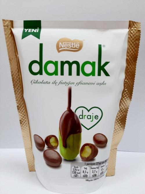 Damak Draje Antep Fıstıklı 50 G X 1