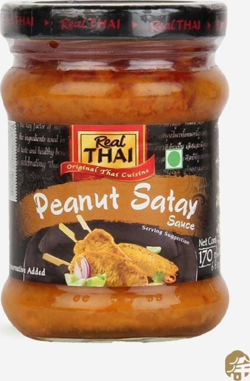 Original Fıstıklı Satay Sosu Thai Cuisine Peanut Satay Sauce, 170 Ml
