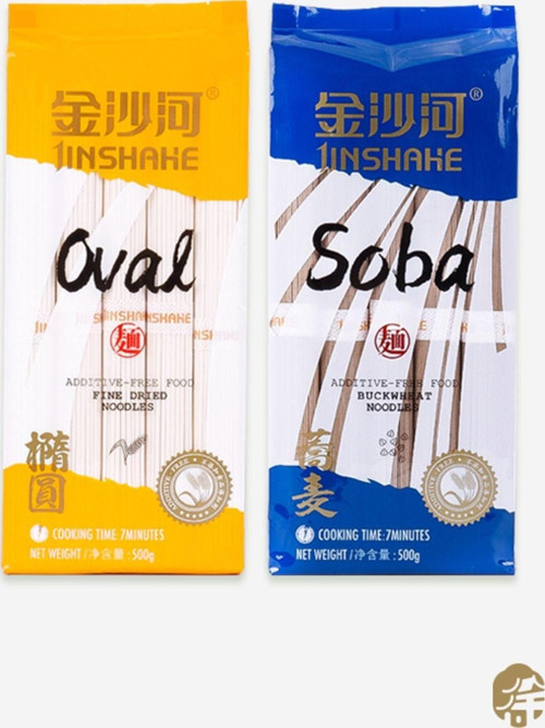 Jınshahe Oval & Soba Eriştesi (Oval & Soba Noodle Set) - 1Adet