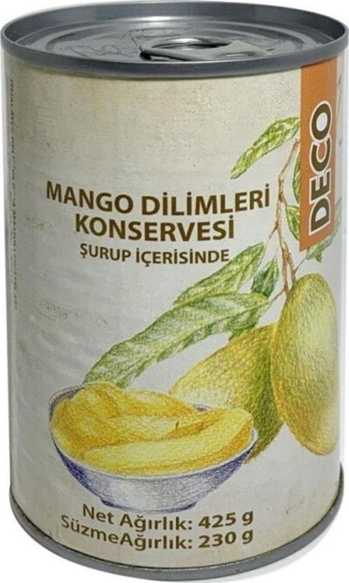 Mango Dilimleri Konservesi Şurup Içerisinde 425G Canned Mango Slices In Syrup