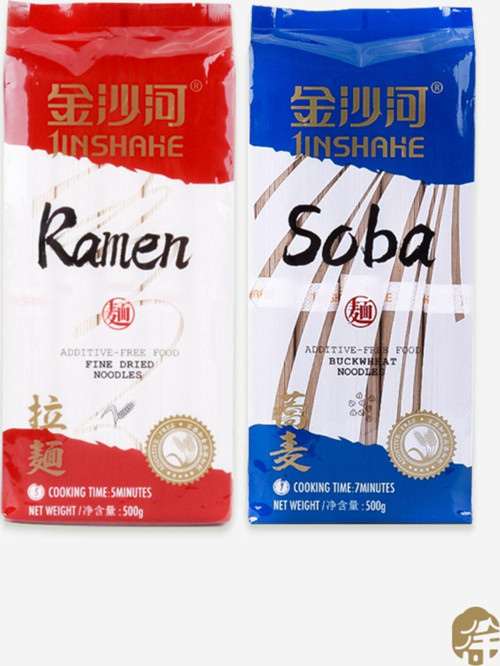 Jınshahe Ramen & Soba Eriştesi (Ramen & Soba Noodle Set) - 1Adet