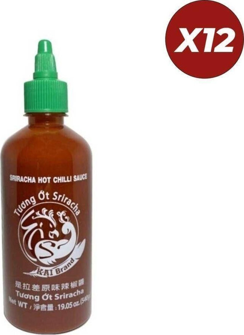 Sriracha Acı Biber Sosu 540 Gr 12 Adet (1 Koli)