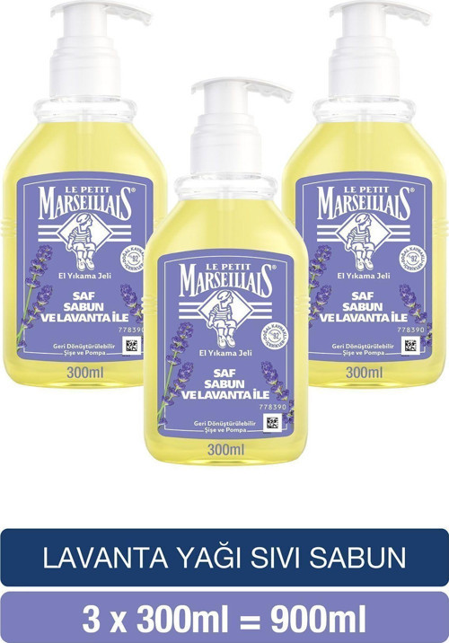 Sıvı Sabun Lavanta 300 Ml X3