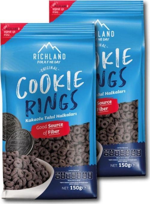 Cookie Rings Kakaolu Tahıl Halkaları X 2 Paket