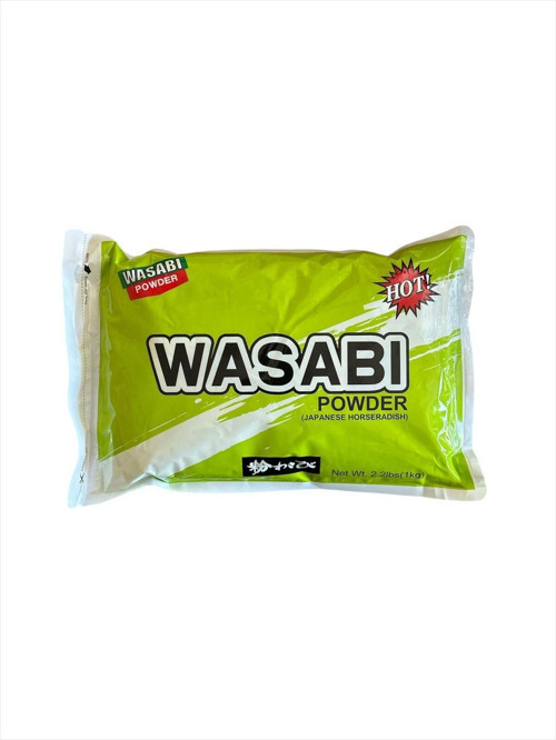 Wasabi 1 Kg, Wasabi Powder 1000 Gr, Toz Wasabi, Japon Turbu