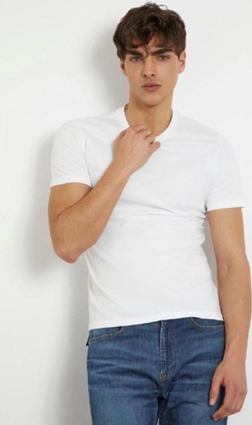 Bisiklet Yaka Pamuk T-Shirt