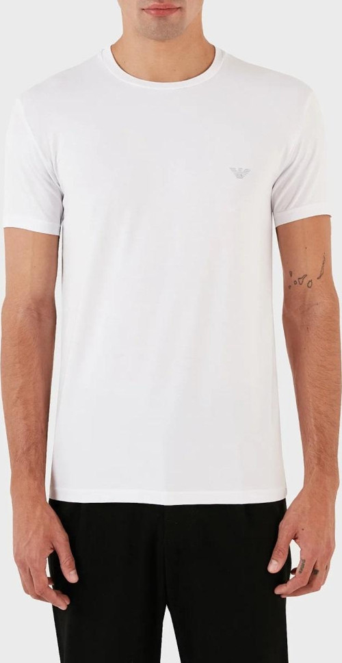 Bisiklet Yaka Pamuk T-Shirt