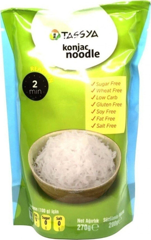 Glutensiz Shirataki Konjac Noodle 270 Gr X 10 Adet
