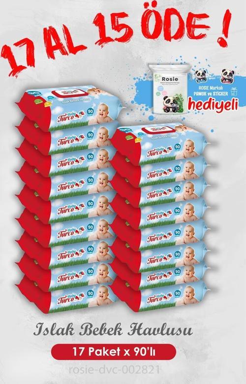 17 Al 15 Öde Islak Bebek Havlusu 90'lı ve Rosie