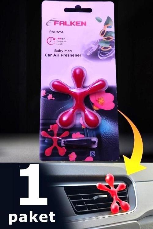 Papaya İnsan Şeklinde Koku Araba Oto Kokusu Ayna Kokusu Papaya Koku Klima Havalandırma Kokusu