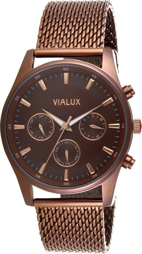 VX415-M02 Hasır Çelik Erkek Kol Saati