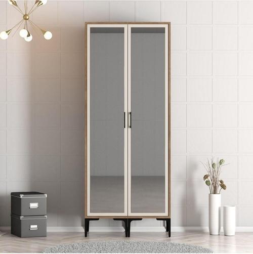 Kumsal 2 Kapılı Gardrop Rr - Krem