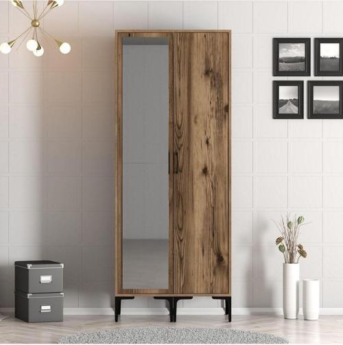 Kumsal 2 Kapılı Gardrop Rs - Ceviz