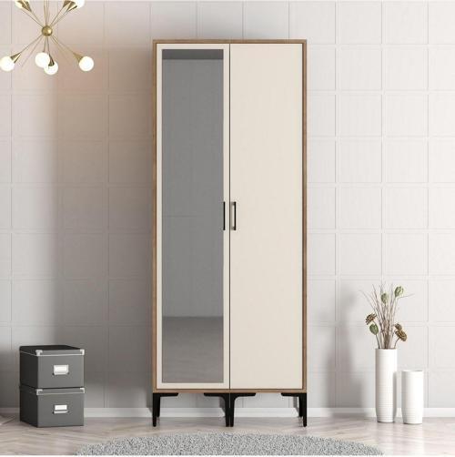 Kumsal 2 Kapılı Gardrop Rs - Krem