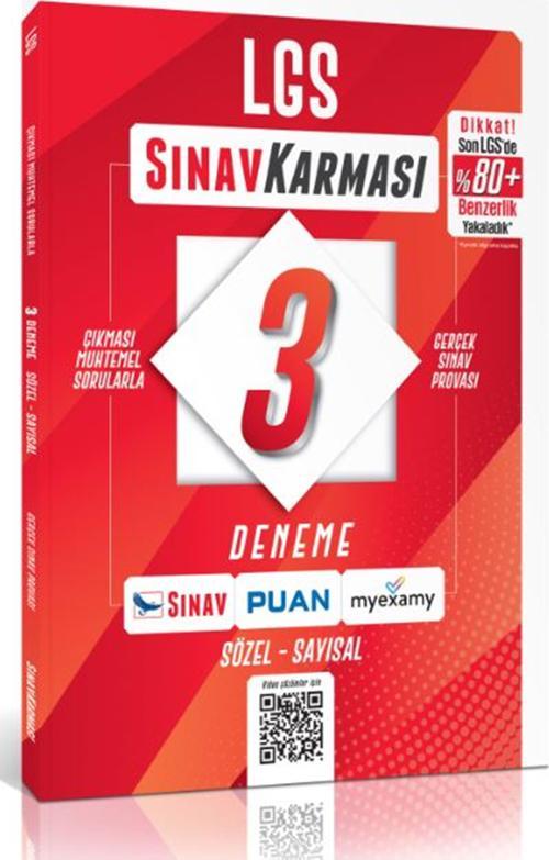 Sınav Yayınları Sınav Kalitesinde 8. Sınıf LGS Senaryosu 3 Deneme