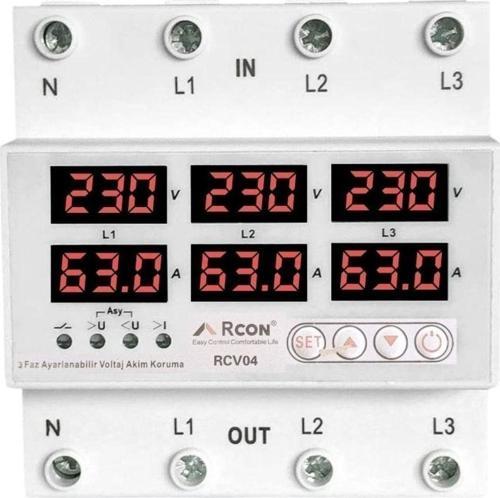 Trifaze Voltaj Koruyucu Rcon Rcv 04