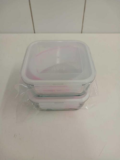 Lav Fresco Cam Kilitli Saklama Kabı 2’Li Set 1150Cc Kare (Frs-249)